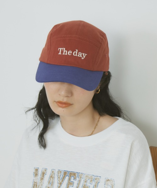 MERLOT（メルロー）の「【The day】バイカラーロゴ刺繍キャップ（キャップ・レディース・ブルー/グリーン・FREE）」の9枚目の写真