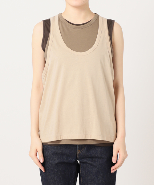 INSCRIRE(アンスクリア) レディース トップス アンサンブル セール】【INSCRIRE /アンスクリア】Light Jersey Layered T/T