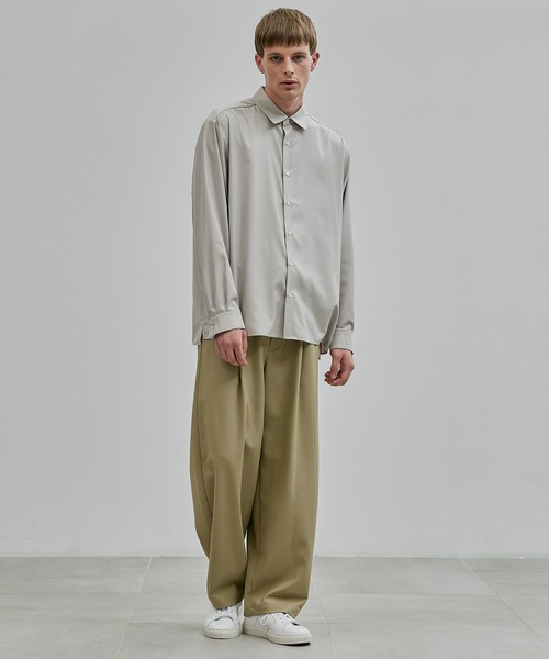月間売上NO.1再入荷決定【WEB限定】DRY RAYON リラックスシャツ 防シワ