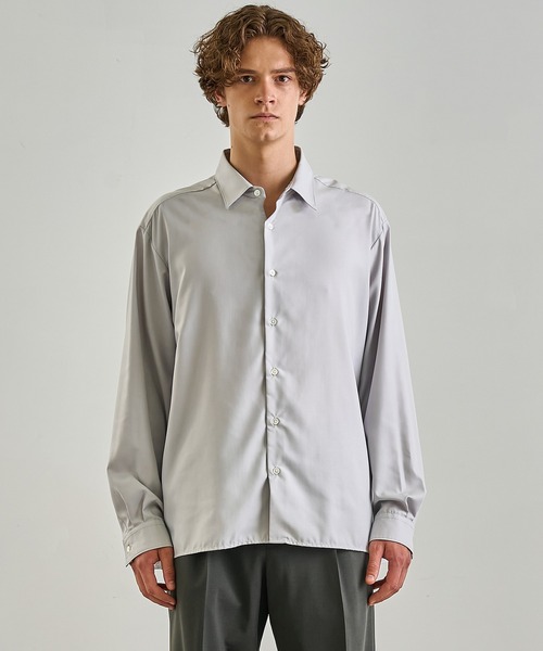 新品 未使用 UNITED TOKYOシャツ メンズ 半袖 接触冷感 ホワイト UNITED TOKYO シャツ SMALL MESH レギュラーシャツ (半袖