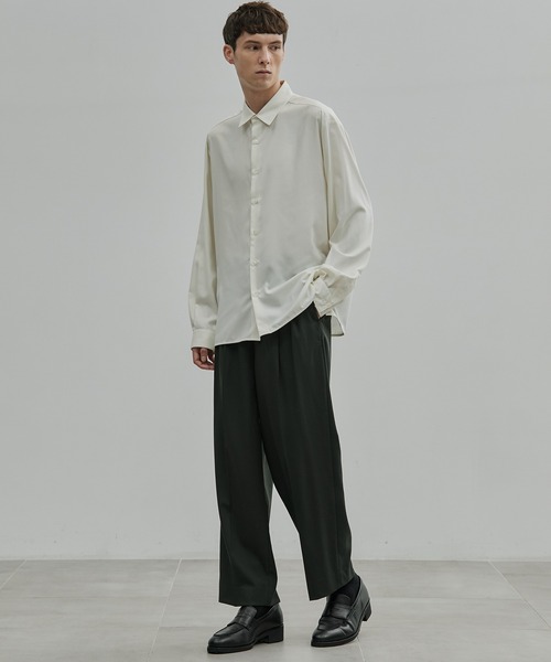 月間売上NO.1再入荷決定【WEB限定】DRY RAYON リラックスシャツ 防シワ