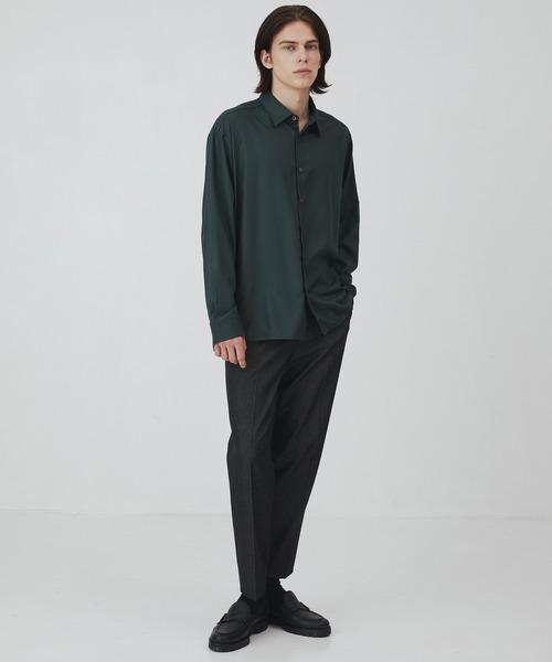 UNITED TOKYO（ユナイテッドトウキョウ）の「月間売上NO.1再入荷決定【WEB限定】DRY RAYON  リラックスシャツ　防シワ｜速乾｜UVカット（シャツ/ブラウス・メンズ・ライトグレー/ダークグレー/サックスブルー/オリーブ/ブラック/オフホワイト/ベージュ・3/2/1）」の13枚目の写真