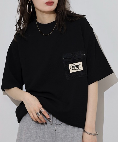 FUNALIVE（ファンアライブ）の「ドライ ジャガード スピンドル 半袖Tシャツ（Tシャツ/カットソー・メンズ・チャコールグレー/ブラック/ホワイト/ベージュ・L/LL/M）」の2枚目の写真