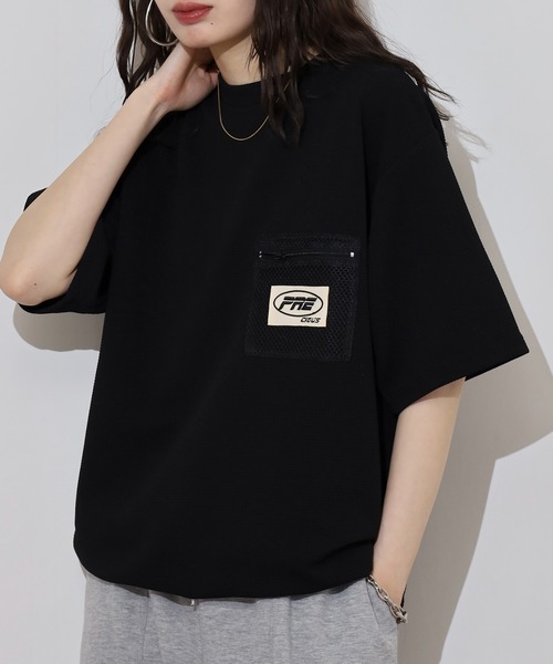 FUNALIVE（ファンアライブ）の「ドライ ジャガード スピンドル 半袖Tシャツ（Tシャツ/カットソー・メンズ・チャコールグレー/ブラック/ホワイト/ベージュ・L/LL/M）」の9枚目の写真