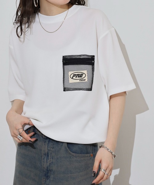 FUNALIVE（ファンアライブ）の「ドライ ジャガード スピンドル 半袖Tシャツ（Tシャツ/カットソー・メンズ・チャコールグレー/ブラック/ホワイト/ベージュ・L/LL/M）」の5枚目の写真