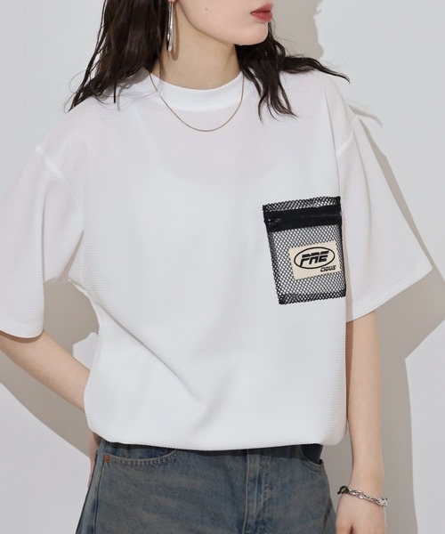 FUNALIVE（ファンアライブ）の「ドライ ジャガード スピンドル 半袖Tシャツ（Tシャツ/カットソー・メンズ・チャコールグレー/ブラック/ホワイト/ベージュ・L/LL/M）」の7枚目の写真