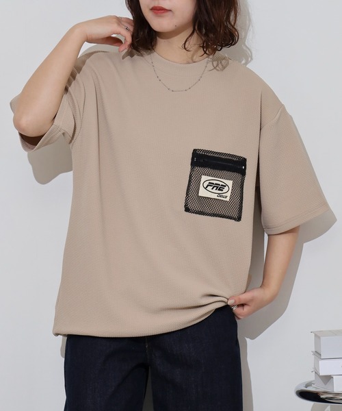 FUNALIVE（ファンアライブ）の「ドライ ジャガード スピンドル 半袖Tシャツ（Tシャツ/カットソー・メンズ・チャコールグレー/ブラック/ホワイト/ベージュ・L/LL/M）」の18枚目の写真