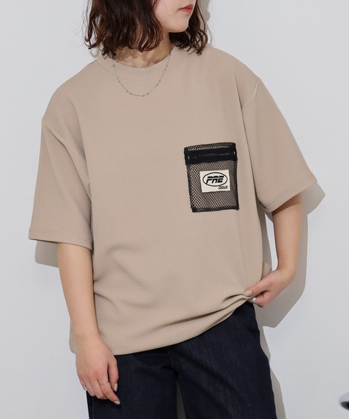 FUNALIVE（ファンアライブ）の「ドライ ジャガード スピンドル 半袖Tシャツ（Tシャツ/カットソー・メンズ・チャコールグレー/ブラック/ホワイト/ベージュ・L/LL/M）」の19枚目の写真