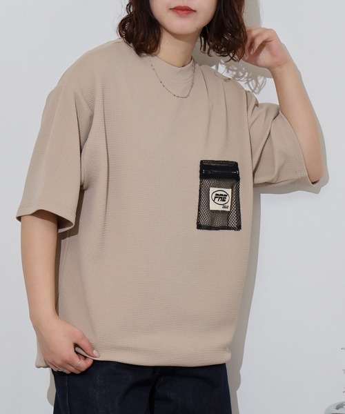 FUNALIVE（ファンアライブ）の「ドライ ジャガード スピンドル 半袖Tシャツ（Tシャツ/カットソー・メンズ・チャコールグレー/ブラック/ホワイト/ベージュ・L/LL/M）」の10枚目の写真