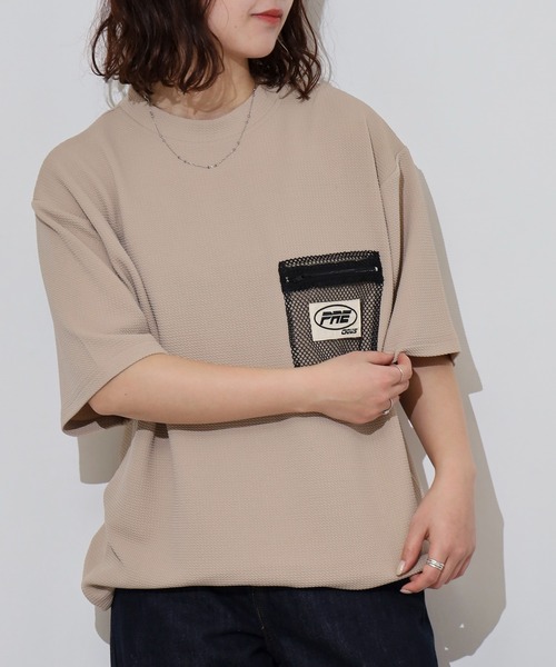 FUNALIVE（ファンアライブ）の「ドライ ジャガード スピンドル 半袖Tシャツ（Tシャツ/カットソー・メンズ・チャコールグレー/ブラック/ホワイト/ベージュ・L/LL/M）」の20枚目の写真