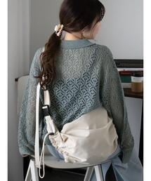 ehka sopo | シャーリングショルダーバッグ(ハンドバッグ)