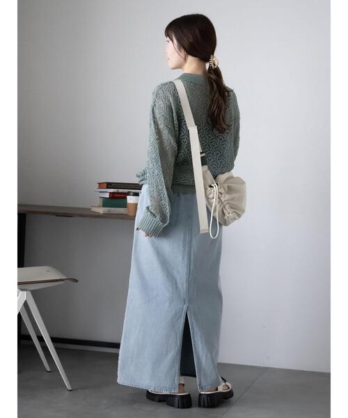 ehka sopo（エヘカソポ）の「シャーリングショルダーバッグ（ハンドバッグ・レディース・ブラック/カーキ/キナリ・F）」の16枚目の写真