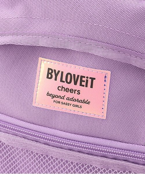 by LOVEiT(バイラビット)の「クマチャームつきデイパック(バックパック/リュック・キッズ・ラベンダー/ブラック・F)」の7枚目の写真