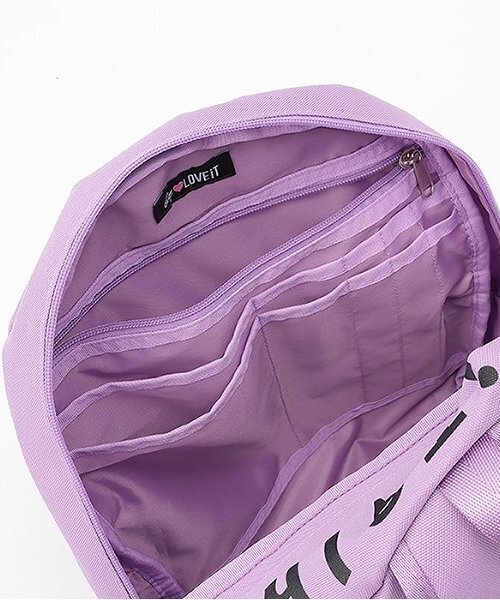 by LOVEiT(バイラビット)の「クマチャームつきデイパック(バックパック/リュック・キッズ・ラベンダー/ブラック・F)」の10枚目の写真