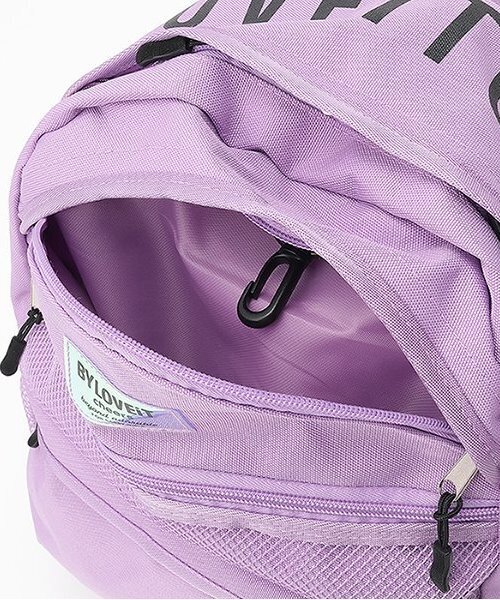 by LOVEiT(バイラビット)の「クマチャームつきデイパック(バックパック/リュック・キッズ・ラベンダー/ブラック・F)」の11枚目の写真