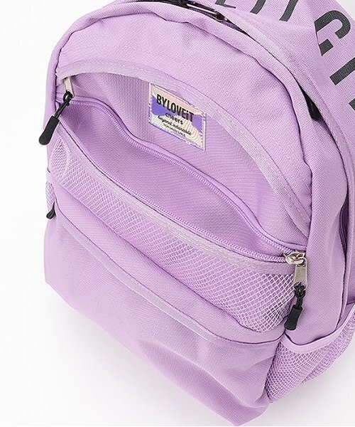 by LOVEiT(バイラビット)の「クマチャームつきデイパック(バックパック/リュック・キッズ・ラベンダー/ブラック・F)」の12枚目の写真