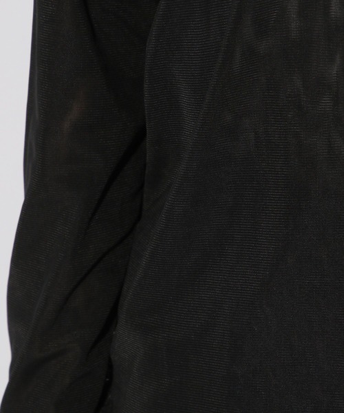 Elura（エルーラ）の「マイクロチュールクループルオーバー/289141（Tシャツ/カットソー・レディース・ブラック/グリーン系その他/ホワイト・FREE）」の18枚目の写真