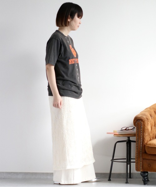 Champion(チャンピオン)の「【champion】SHORT SLEEVE Tee TRACK CLUB(Tシャツ/カットソー・レディース・チャコール/ベージュ・M)」の19枚目の写真