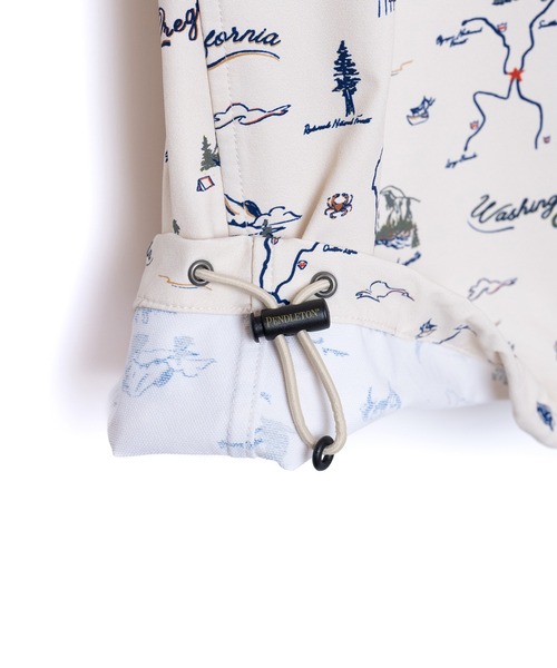 PENDLETON(ペンドルトン)の「PENDLETON/ペンドルトン ショートスリーブ オープンカラーシャツジャケット(シャツ/ブラウス・メンズ・ネイビー/オフホワイト・MEDIUM/LARGE)」の9枚目の写真