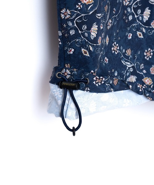 PENDLETON(ペンドルトン)の「PENDLETON/ペンドルトン ショートスリーブ オープンカラーシャツジャケット(シャツ/ブラウス・メンズ・ネイビー/オフホワイト・MEDIUM/LARGE)」の13枚目の写真