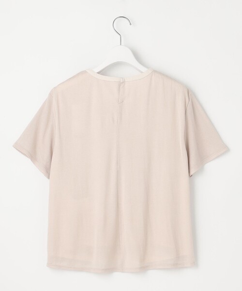 J.PRESS Ladies(J.プレス レディス)の「【洗える】ミラノ風天竺シアー カットソー(Tシャツ/カットソー・レディース・サックスブルー系/ホワイト系/ベージュ系/ネイビー系・SMALL)」の19枚目の写真