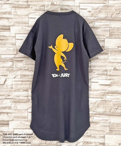 TOM&JERRY トムとジェリー 80s vintege オーバーサイズ　レア セール】TOM&JERRY トム＆ジェリー オーバーサイズ ワンピース