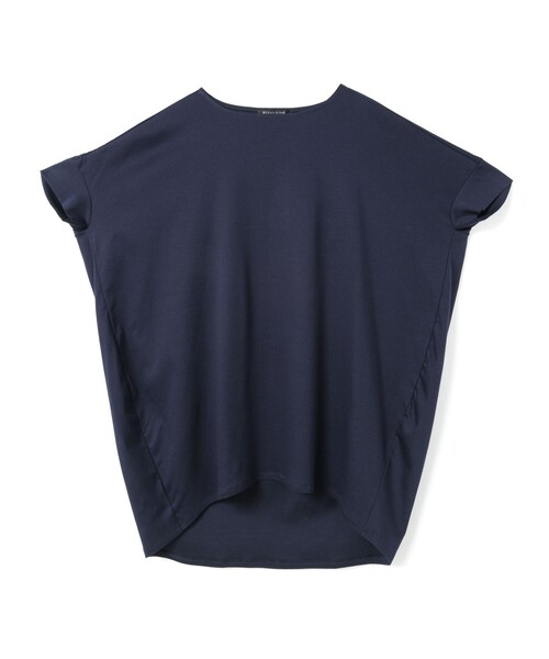 mizuiroind（ミズイロインド）の「mizuiro ind ボートネックコクーンプルオーバー（Tシャツ/カットソー・レディース・オフホワイト/ブラック/ネイビー/ブルー/チャコールグレー・FREE）」の18枚目の写真
