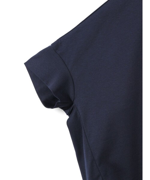mizuiroind（ミズイロインド）の「mizuiro ind ボートネックコクーンプルオーバー（Tシャツ/カットソー・レディース・オフホワイト/ブラック/ネイビー/ブルー/チャコールグレー・FREE）」の20枚目の写真