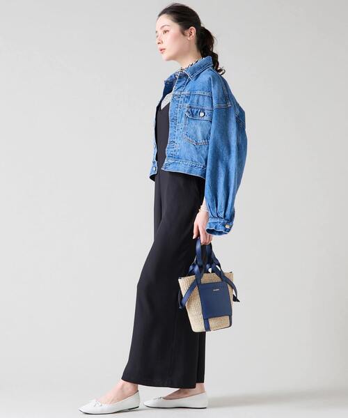 Tiara（ティアラ）の「《別注》【VIOLAd'ORO/ヴィオラドーロ】かごバッグ（V-8885）（かごバッグ・レディース・アイボリー/ネイビー/ピンク・FREE）」の14枚目の写真