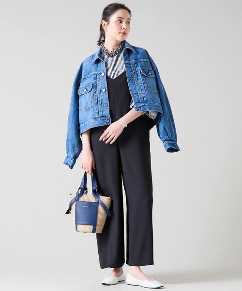 Tiara（ティアラ）の「《別注》【VIOLAd'ORO/ヴィオラドーロ】かごバッグ（V-8885）（かごバッグ・レディース・アイボリー/ネイビー/ピンク・FREE）」の15枚目の写真