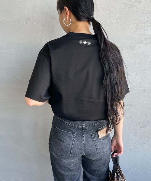 tシャツ 「TATRAS/タトラス」 SELO ワンポイントロゴ ショートスリーブTシャツ レディース メンズ TATRAS tシャツ 「TATRAS/タトラス」 CIALO 袖ワンポイントロゴ