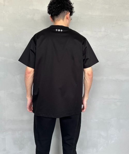 人気デザイン】タトラス ワンポイント圧着ロゴTシャツ 胸
