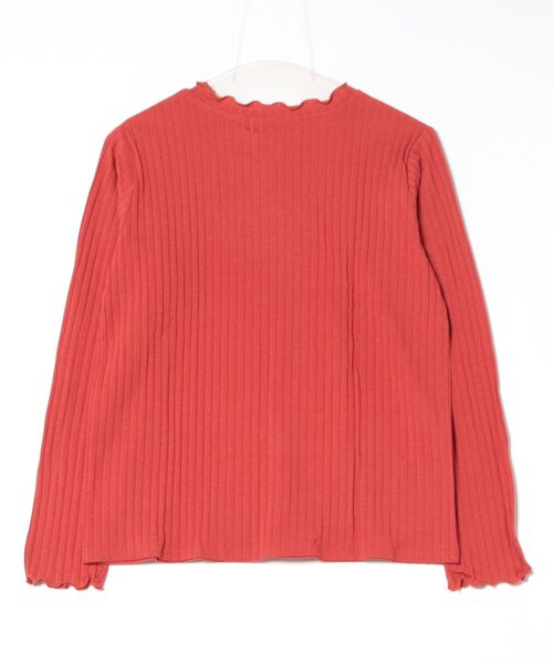 zootie(ズーティー)の「ロングスリーブ リブカットソー(Tシャツ/カットソー・レディース・オレンジ・LL)」の2枚目の写真