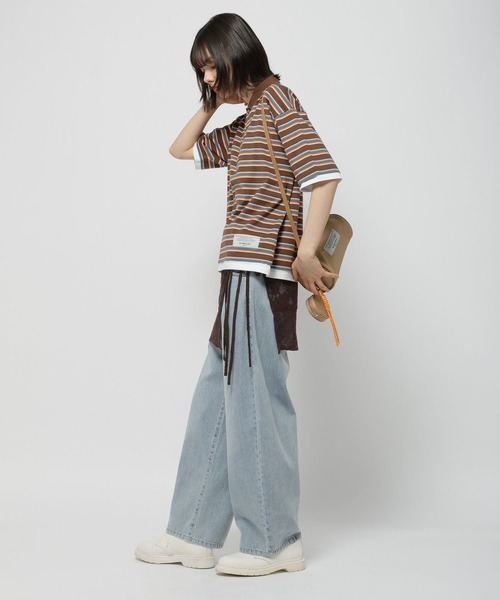 niko and...（ニコアンド）の「【WILLIAM B.ELIOTT】チャーム付きショルダーバッグ（ショルダーバッグ・レディース・ブラック/ベージュ・0）」の9枚目の写真