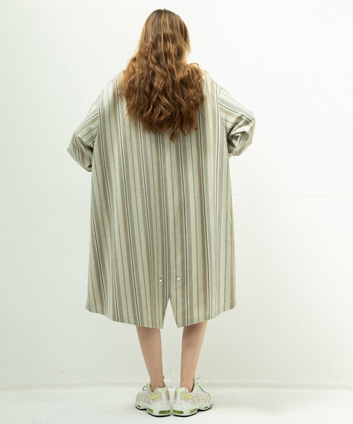 STOF（ストフ）の「STRIPE MODS ONE-PIECE（ワンピース・メンズ・ブラック/ナチュラル・FREE）」の7枚目の写真