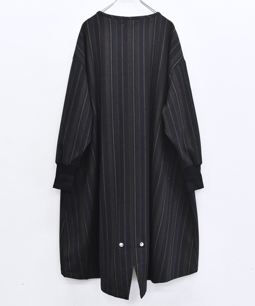 STOF（ストフ）の「STRIPE MODS ONE-PIECE（ワンピース・メンズ・ブラック/ナチュラル・FREE）」の14枚目の写真