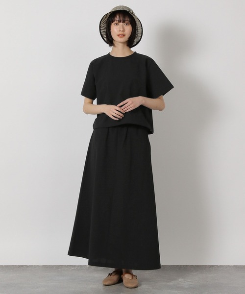 LAKOLE（ラコレ）の「【セットアップ対応・多機能付き】カットドロストスカート / 329616（スカート・レディース・グレー/ブラック/カーキ/グレイッシュベージュ/ブラウン・FREE）」の7枚目の写真