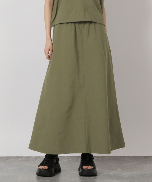 LAKOLE（ラコレ）の「【セットアップ対応・多機能付き】カットドロストスカート / 329616（スカート・レディース・グレー/ブラック/カーキ/グレイッシュベージュ/ブラウン・FREE）」の16枚目の写真
