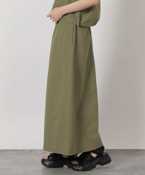 LAKOLE（ラコレ）の「【セットアップ対応・多機能付き】カットドロストスカート / 329616（スカート・レディース・グレー/ブラック/カーキ/グレイッシュベージュ/ブラウン・FREE）」の17枚目の写真