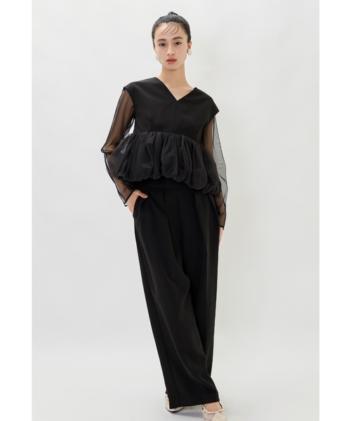 ★新品★ LE’RURE パンツドレス　結婚式　パーティー　2次会　ブラックM 楽天市場】【20%OFFクーポン対象商品】レディース セットアップ