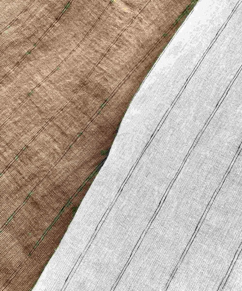 Q（キュー）の「ストライプイージーパンツ（その他パンツ・レディース・ブラウン/アイボリー・MEDIUM）」の22枚目の写真