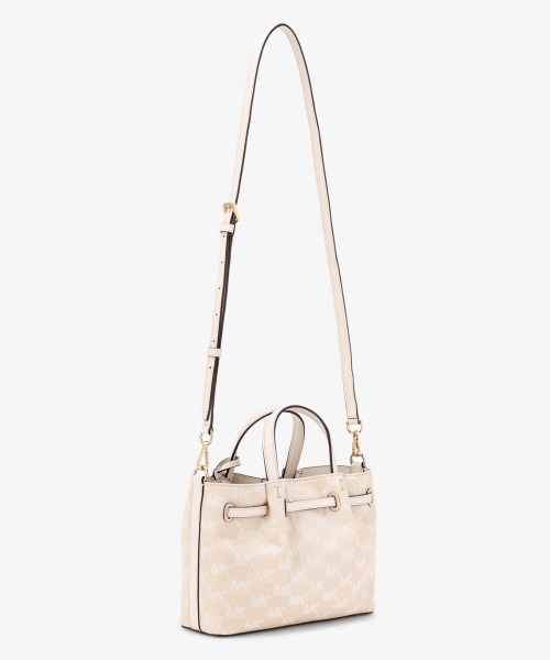 MICHAEL KORS(マイケルコース)の「CARSON センタージップ サッチェル スモール - MKシグネチャー(ハンドバッグ・レディース・ベージュ系・FREE)」の6枚目の写真