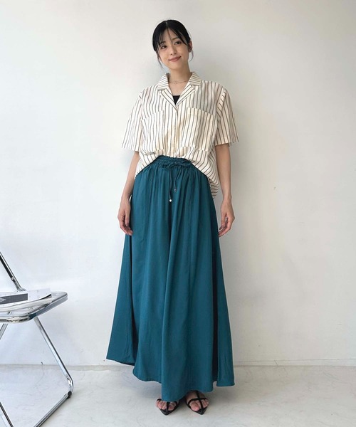 セットアップ可能】リラクシーワイドパンツ(ガウチョ・ワイド