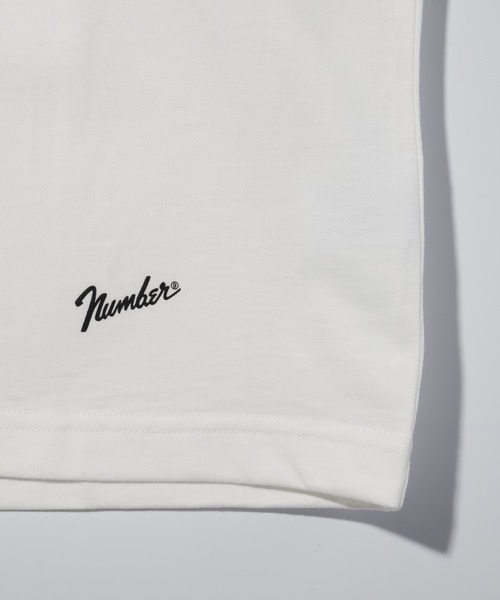 NUMBER (N)INE（ナンバーナイン）の「【NUMBER(N)INE/ナンバーナイン】BASIC HEM PRINTED POCKET T-SHIRT / ベーシック ワンポイント ロゴプリント ポケット Tシャツ（Tシャツ/カットソー・メンズ・ブラック/ホワイト/チャコールグレー・M/L/XL）」の5枚目の写真