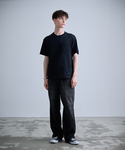 NUMBER (N)INE（ナンバーナイン）の「【NUMBER(N)INE/ナンバーナイン】BASIC HEM PRINTED POCKET T-SHIRT / ベーシック ワンポイント ロゴプリント ポケット Tシャツ（Tシャツ/カットソー・メンズ・ブラック/ホワイト/チャコールグレー・M/L/XL）」の17枚目の写真
