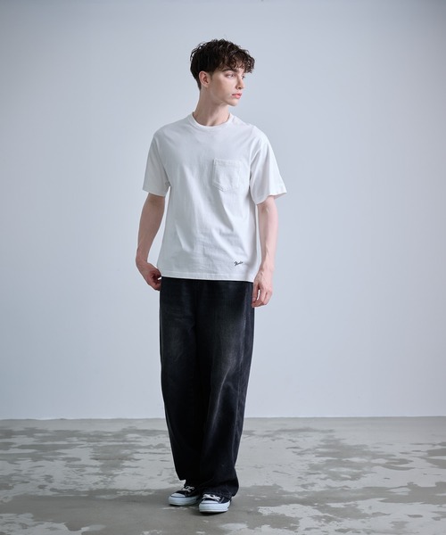 NUMBER (N)INE（ナンバーナイン）の「【NUMBER(N)INE/ナンバーナイン】BASIC HEM PRINTED POCKET T-SHIRT / ベーシック ワンポイント ロゴプリント ポケット Tシャツ（Tシャツ/カットソー・メンズ・ブラック/ホワイト/チャコールグレー・M/L/XL）」の11枚目の写真