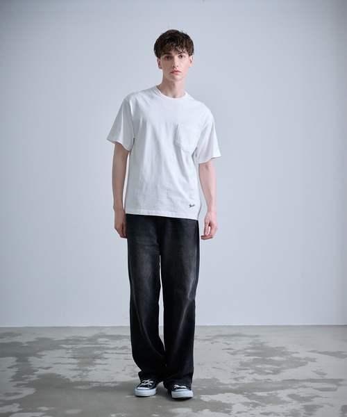 NUMBER (N)INE（ナンバーナイン）の「【NUMBER(N)INE/ナンバーナイン】BASIC HEM PRINTED POCKET T-SHIRT / ベーシック ワンポイント ロゴプリント ポケット Tシャツ（Tシャツ/カットソー・メンズ・ブラック/ホワイト/チャコールグレー・M/L/XL）」の13枚目の写真