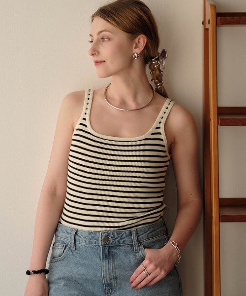 ANOH（アノー）の「メタルフープチョーカー（チョーカー・レディース・ゴールド/シルバー・FREE）」の4枚目の写真