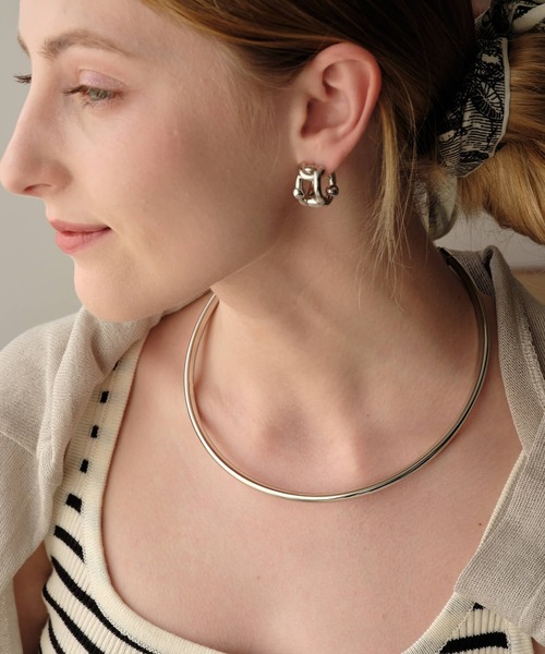 ANOH（アノー）の「メタルフープチョーカー（チョーカー・レディース・ゴールド/シルバー・FREE）」の18枚目の写真