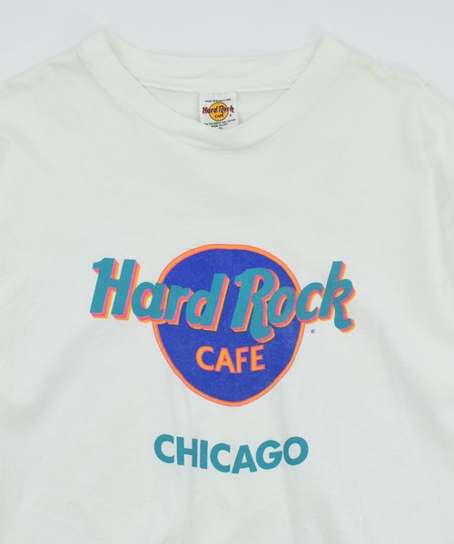 VINTAGE(ヴィンテージ)の「【ヴィンテージ古着】90’s HARD ROCK CAFE 企業ロゴ Tシャツ USA製(Tシャツ/カットソー・メンズ・ホワイト・X-LARGE)」の2枚目の写真